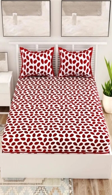 Printed 100% Cotton Double Bedsheets Pack Of 3 With 6 Pillow Covers 2