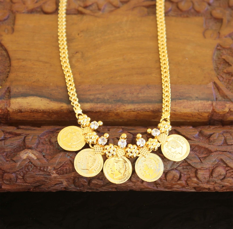 Kerala traditinal coin head necklace