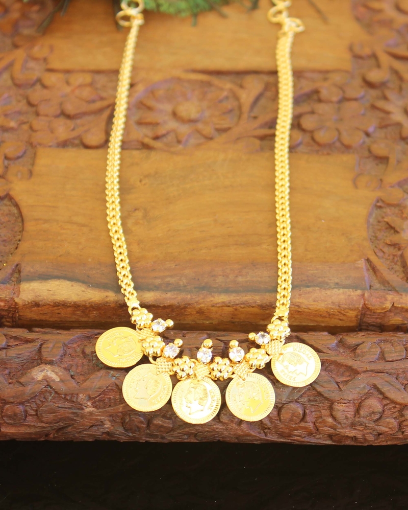 Kerala traditinal coin head necklace