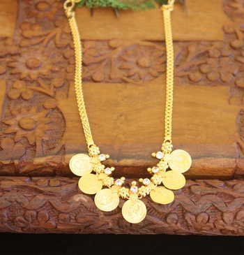 Kerala traditional coin head necklace 1