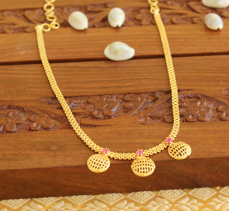 Kerala traditinal gold plated necklace