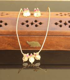 Gold plated coin necklace