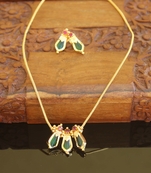 Gold plated Palakka necklace