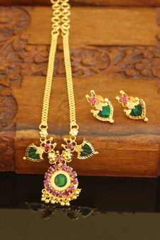 Gold plated Palakka necklace