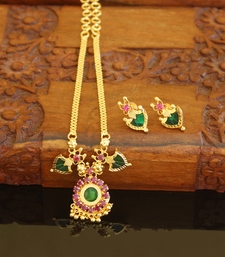 Gold plated Palakka necklace