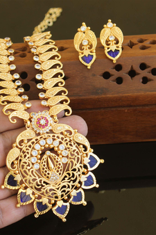 Kerala traditional gold plated necklace