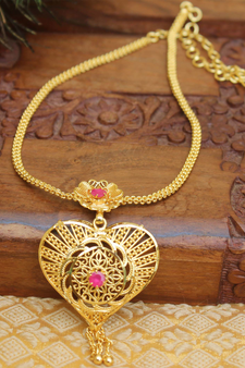 Gold plated necklace