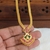 Kerala traditional temple gold plated necklace