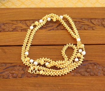 Micro gold plated chain 1