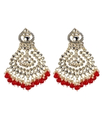Gold Plated Chandbali Dangle Drop Earrings For Women And Girls