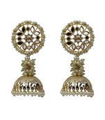 Gold Toned Traditional Earrings For Women and Girls
