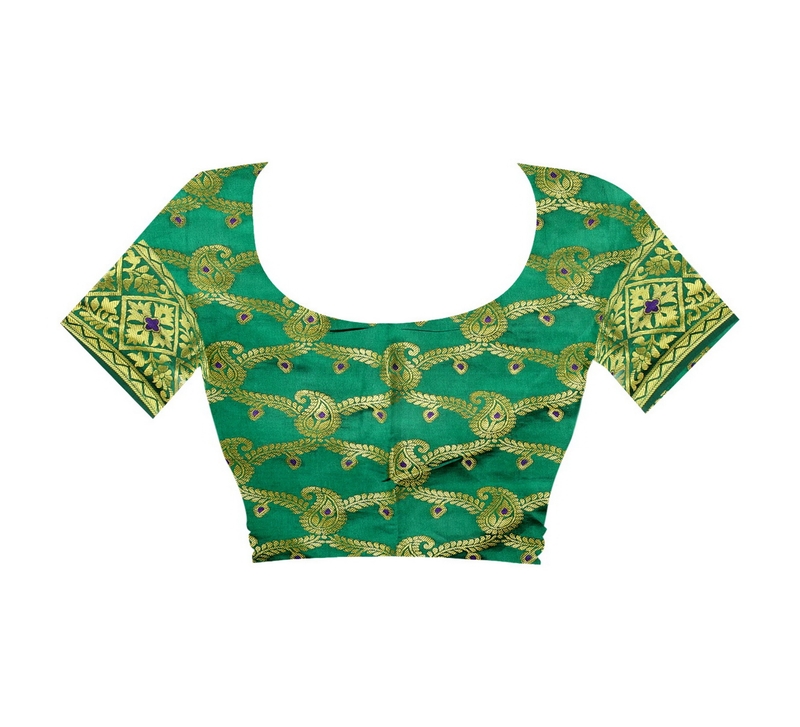 Mustard Handloom Silk Saree With Zari Weaving