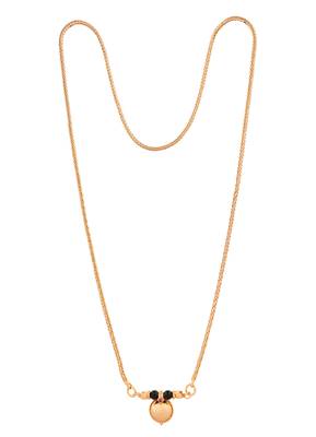 Gold agate mangalsutra 4