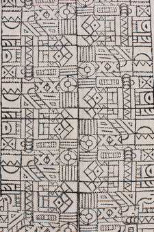 Bohemian Cotton Area Rug Hand Woven Eco- Friendly Kitchen Floor Rug Garden Area Rugs