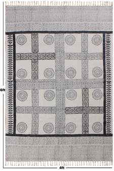 Geometric Rug Eco-Friendly Floral Area Carpet Outdoor Rugs Handmade Durries