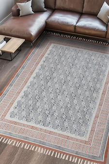Yoga Garden Dhurrie Indian Natural Rug Hand Block Print Kilim Pure Cotton Carpet