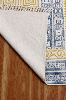 Geometric Area Rug Dining Room Rugs Bedroom Carpet Kilim Area Rug Cotton Durries