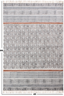 Indian Handwoven Cotton Durries Flat Weave Carpets Outdoor Rug Bathroom Carpet