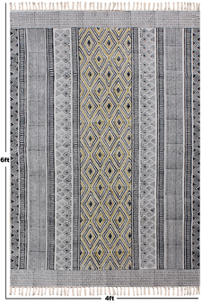 Entrance Rug Extra Large Hall Area Rugs Indian Handmade Cotton Durries Rag Rug