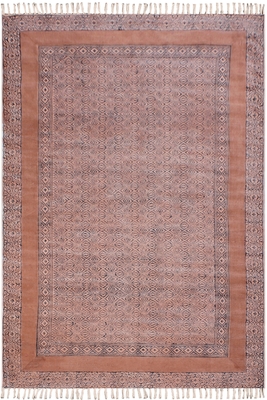Indian Hand Block Printed Kitchen Carpet Handmade Pure Cotton Rug kilim Area Rug 1