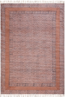 Indian Hand Block Printed Kitchen Carpet Handmade Pure Cotton Rug kilim Area Rug