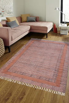 Indian Hand Block Printed Kitchen Carpet Handmade Pure Cotton Rug kilim Area Rug