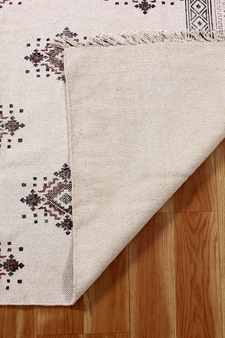 Moroccan Rug Natural Handmade Cotton Durries Dining Room Rugs Living Room Carpets
