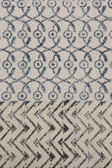 Indian Flat Weave Rug Handmade Pure Cotton Carpet Floor Area Kilim Dhurrie