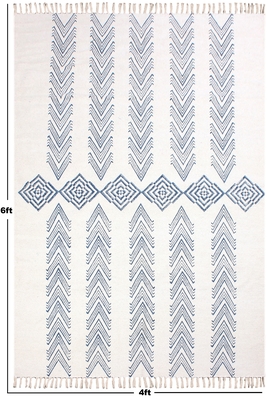 Traditional Kilim Living Room Carpet Dining Room Rug Large Hall Durries Yoga Mat 3