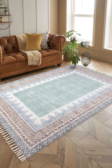 Indian Natural Handmade Cotton Durries Kitchen Area Rug Living Room Carpets