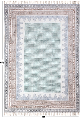 Indian Natural Handmade Cotton Durries Kitchen Area Rug Living Room Carpets 3