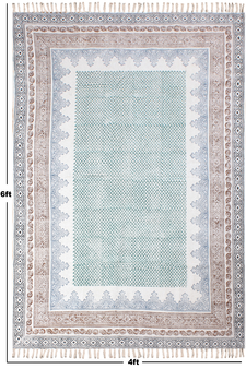 Indian Natural Handmade Cotton Durries Kitchen Area Rug Living Room Carpets