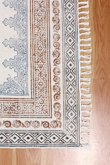 Indian Natural Handmade Cotton Durries Kitchen Area Rug Living Room Carpets