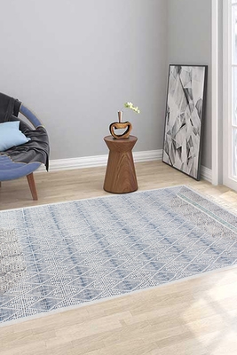 Outdoor Kilim Indian Handmade Dhurrie Cotton Carpet Geometric Area Carpet 2