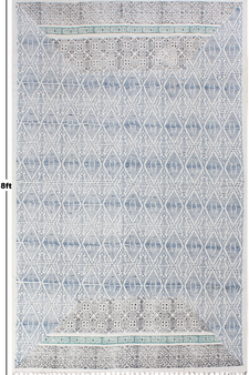 Outdoor Kilim Indian Handmade Dhurrie Cotton Carpet Geometric Area Carpet