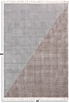 Geometric Cotton Rug Indian Fine Traditional Carpet Vintage Look Kilim Handmade Area Dhurrie