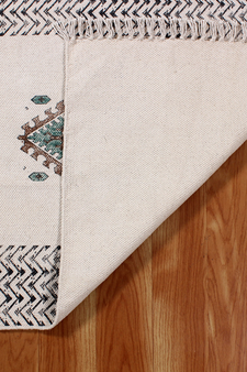 Indian Handmade Rug Traditional Vintage Cotton Dhurrie Decorative Kilim