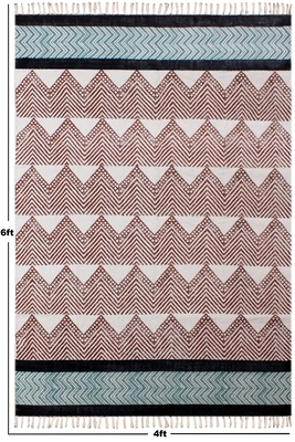 Living Room Carpet Hand Woven Durries Dining Room Rug Custom Area Rugs 3