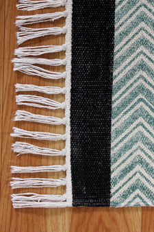 Living Room Carpet Hand Woven Durries Dining Room Rug Custom Area Rugs