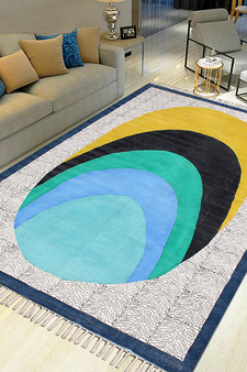 Custom Area Rugs Handmade Cotton Durries Living Room Carpet Kitchen Rug