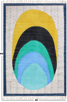 Custom Area Rugs Handmade Cotton Durries Living Room Carpet Kitchen Rug