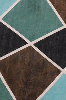 Hand Woven Carpet Handmade Cotton Dhurrie Hand Block Print Yoga Kilim Rug