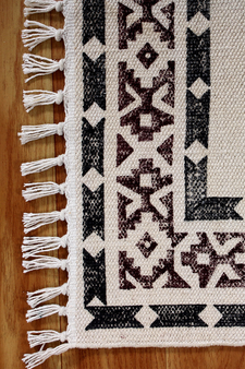 Kitchen Rug Living Room Carpet Handmade Cotton Durries kilim Area Rugs