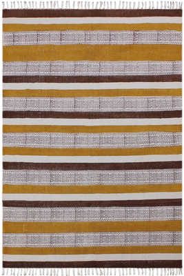 Decorative Carpet Pure Cotton Dhurrie Finely Woven Traditional Area Kilim Rug 1