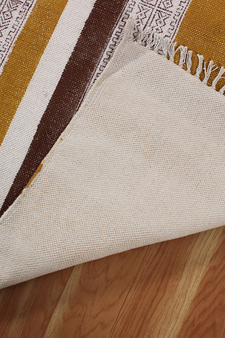 Decorative Carpet Pure Cotton Dhurrie Finely Woven Traditional Area Kilim Rug
