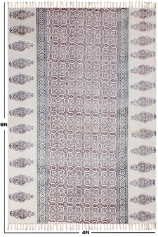 Natural Handmade Rug Natural Cotton Kilim Geometric Rugs Kitchen Area Mat