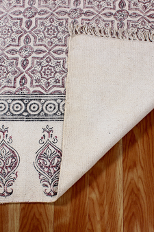 Natural Handmade Rug Natural Cotton Kilim Geometric Rugs Kitchen Area Mat