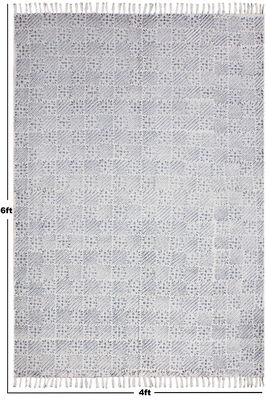 Natural Pure Cotton Durries Hand Woven Living Room Carpet Geometric Area Kilim 3