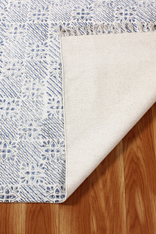 Natural Pure Cotton Durries Hand Woven Living Room Carpet Geometric Area Kilim