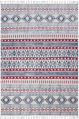 Indian Handmade Cotton Rug Living Room Rug Outdoor Durrie Garden Yoga Mat 1
